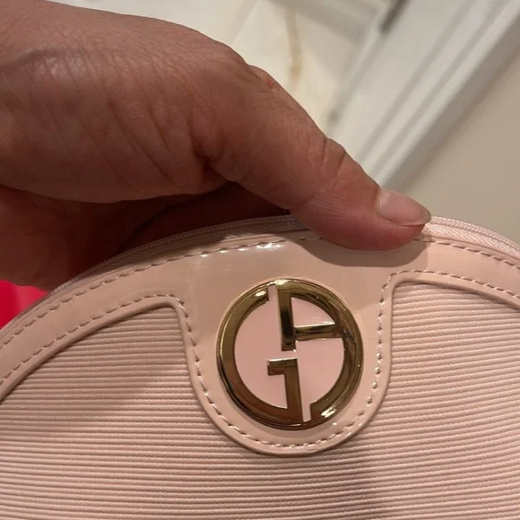 Giorgio Armani, pink zip around cosmetic bag - Picture 7 of 11